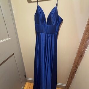 Cinderella Royal Blue Prom Dress